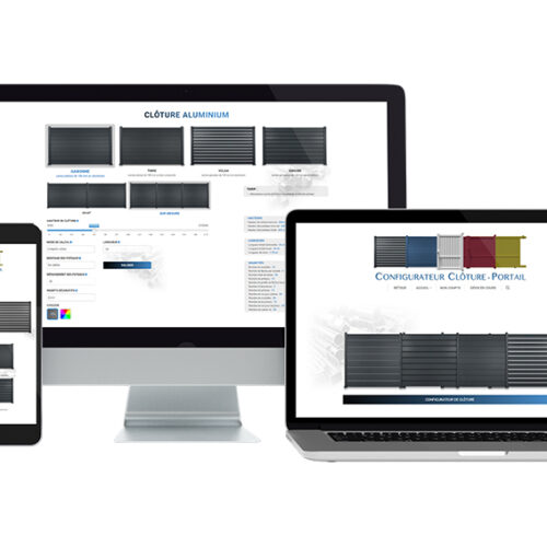 Configurateur portail clôture aluminium